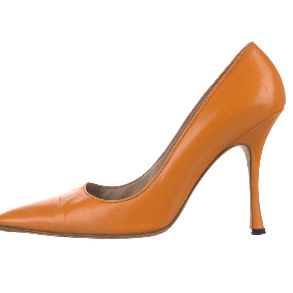 Manolo Blahnik Leather Pumps